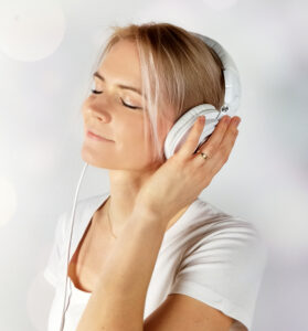 Listening to music Aiva