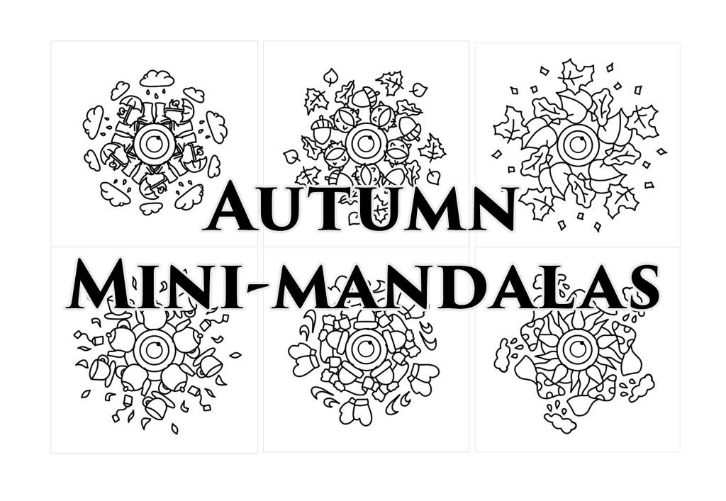 Autumn Mini Mandalas